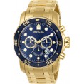 Invicta Men's Pro Diver 0073 Quartz Chronograph Blue Dial Watch