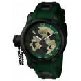 Invicta Men's 1197 Russian Diver Quartz 3 Hand Green, Light Green Dial Watch