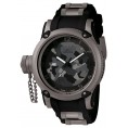 Invicta Men's 1202 Russian Diver Quartz 3 Hand Black, Grey, Dark Grey, Light Grey Dial Watch