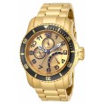 Invicta Men's 15343 Pro Diver Quartz Multifunction Gold Dial Watch