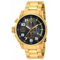 Invicta Men's 17416 I-Force Quartz Chronograph Black, Gunmetal Dial Watch