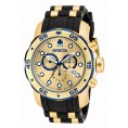 Invicta Men's 17887 Pro Diver Quartz Multifunction Gold Dial Watch