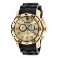 Invicta Men's 18040 Pro Diver Quartz Chronograph Gold Dial Watch