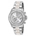 Invicta Women's 18867 Angel Quartz Chronograph Silver Dial Watch