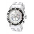 Invicta Men's 20290 Pro Diver Quartz Chronograph Silver Dial Watch