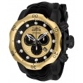 Invicta Men's 20444 Venom Quartz Chronograph Gold, Black Dial Watch