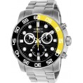 Invicta Men's 21553 Pro Diver Quartz Chronograph Black Dial Watch