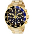 Invicta Men's Pro Diver 21555 Quartz Chronograph Blue Dial Watch