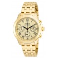 Invicta Women's 21654 Specialty Quartz Chronograph Gold Dial Watch