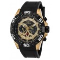 Invicta Men's 21739 Aviator Quartz Multifunction Black Dial Watch