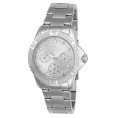 Invicta Women's 21764 Angel Quartz Chronograph Silver, White Dial Watch