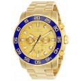 Invicta Men's 22227 Pro Diver Quartz Chronograph Gold Dial Watch