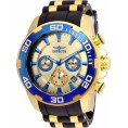 Invicta Men's 22343 Pro Diver Quartz Chronograph Gold Dial Watch