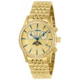 Invicta Women's 22505 Angel Quartz 3 Hand Gold Dial Watch