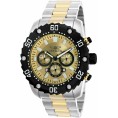 Invicta Men's 22519 Pro Diver Quartz Chronograph Gold Dial Watch