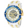 Invicta Men's 23706 Pro Diver Quartz Chronograph Silver Dial Watch