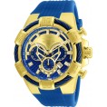 Invicta Men's 24698 Bolt Quartz Multifunction Blue, Gold Dial Watch