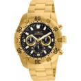 Invicta Men's Pro Diver 24834 Quartz Chronograph Gold Dial Watch