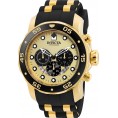 Invicta Men's 24852 Pro Diver Quartz Chronograph Gold Dial Watch