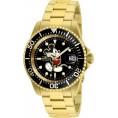 Invicta Men's 25107 Disney  Automatic 3 Hand Black Dial Watch