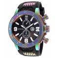 Invicta Men's 25189 Jason Taylor Quartz Multifunction Black Dial Watch