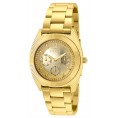 Invicta Women's 25248 Angel Quartz Chronograph Gold Dial Watch