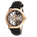 Invicta Men's 25267 Objet D Art Mechanical 2 Hand Black, Rose Gold Dial Watch