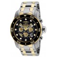 Invicta Men's 25333 Pro Diver Quartz Chronograph Black Dial Watch