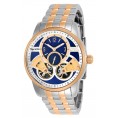 Invicta Men's 25578 Objet D Art Automatic Multifunction Blue, Silver Dial Watch