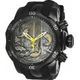 Invicta Men's Reserve 25721 Quartz 3 Hand Black, Yellow Dial Watch