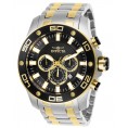 Invicta Men's 26081 Pro Diver Quartz Chronograph Black Dial Watch