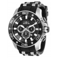 Invicta Men's 26084 Pro Diver Quartz Chronograph Black Dial Watch