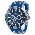 Invicta Men's 26085 Pro Diver Quartz Chronograph Blue Dial Watch