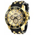 Invicta Men's 26088 Pro Diver Quartz Chronograph Gold Dial Watch