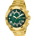 Invicta Men's 26096 S1 Rally Quartz Multifunction Green Dial Watch