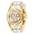 Invicta Women's 26284 Jason Taylor Quartz Chronograph White, Silver Dial Watch