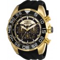 Invicta Men's 26301 Speedway Quartz Multifunction Gold, Black Dial Watch