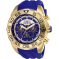 Invicta Men's 26302 Speedway Quartz Multifunction Dark Blue, Gold Dial Watch