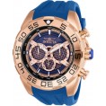 Invicta Men's 26305 Speedway Quartz Multifunction Rose Gold, Blue Dial Watch