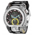 Invicta Men's 26443 Reserve Quartz 3 Hand Black Dial Watch