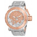 Invicta Men's 26509 Coalition Forces Automatic 3 Hand Silver, Rose Gold Dial Watch