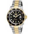 Invicta Men's 26973 Pro Diver Quartz 3 Hand Black Dial Watch