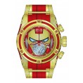 Invicta Men's 27101 Marvel Quartz Chronograph Red, Gold Dial Watch