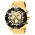 Invicta Men's 27256 Coalition Forces Quartz 3 Hand Gold Dial Watch