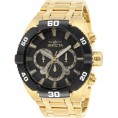 Invicta Men's 27257 Coalition Forces Quartz 3 Hand Black Dial Watch