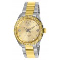 Invicta Women's 27447 Angel Quartz 3 Hand Gold Dial Watch