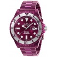 Invicta Men's 27541 Pro Diver Quartz 3 Hand Burgundy Dial Watch