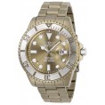 Invicta Men's 27543 Pro Diver Quartz 3 Hand Khaki Dial Watch