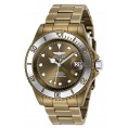 Invicta Men's 27549 Pro Diver Automatic 3 Hand Khaki Dial Watch