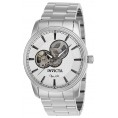 Invicta Men's 27560 Objet D Art Automatic 3 Hand Silver Dial Watch